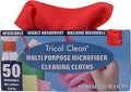 Tricol Clean Profesional Resuable Lint Free Microfiber Edgeless Cleaning Cloth by TricolClean
