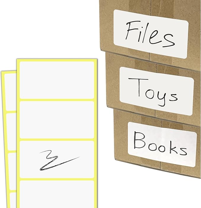 400 Pieces, Organizing, Box Labels to Write On by TownStix
