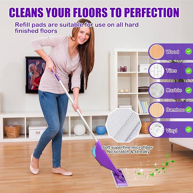 50 Pack Disposable Mop Pad Compatible - Image 4