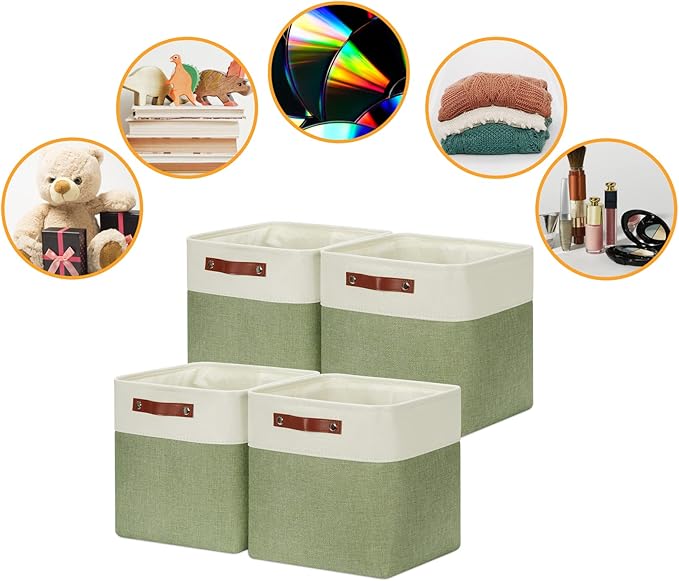 DULLEMELO Storage Basket, Linen Closet Organizers and Storage Baskets - Image 6