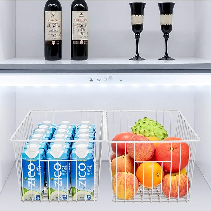 Freezer Organizer Bins, Upright Freezer Baskets - Image 6