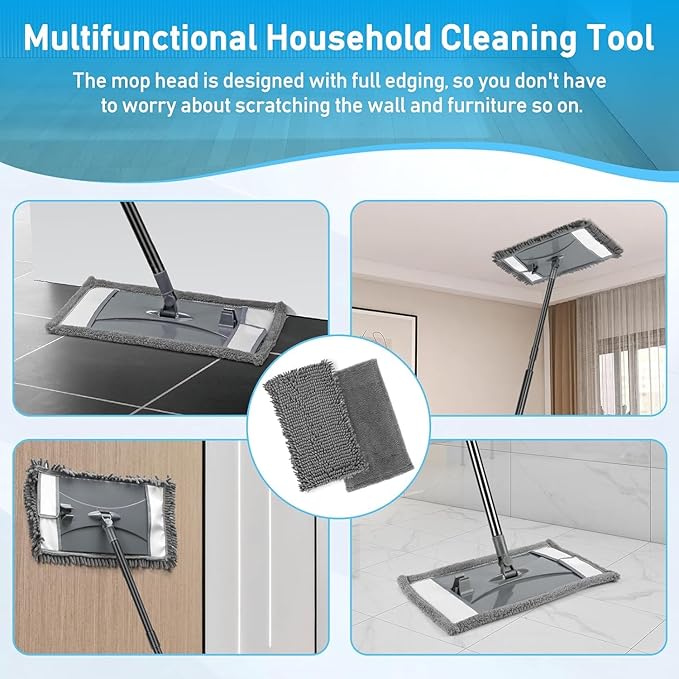 Microfiber Mop Replacemet Head for VOUBIEN Wall Cleaner Mop, Fit ASIN B0DG4LV7SJ - Image 3