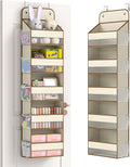 LAMU 5 Tier Over the Door Organizer Hanging, 5 Large Pockets and 10 Side by YourHome-OrganizationHelper