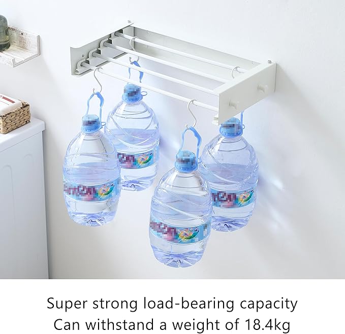 Clothes Drying Rack, Laundry Hanger Dryer Rack, Wall Mounted Drying Rack - Image 6
