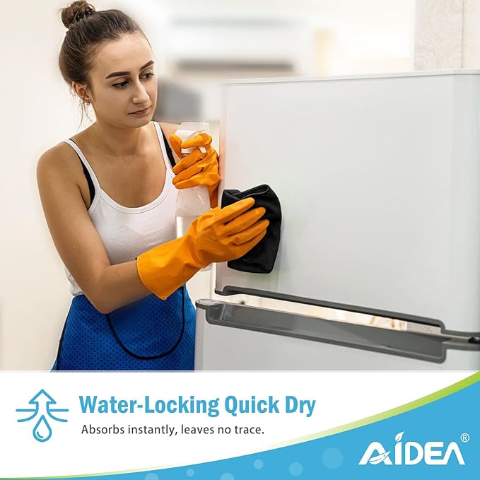 AIDEA Microfiber Cleaning Cloth-12PK, Soft Microfiber Towels - Image 6