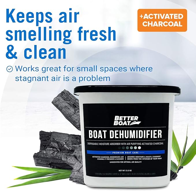 Moisture Absorber and Boat Dehumidifier, Charcoal Odor Remover - Image 8