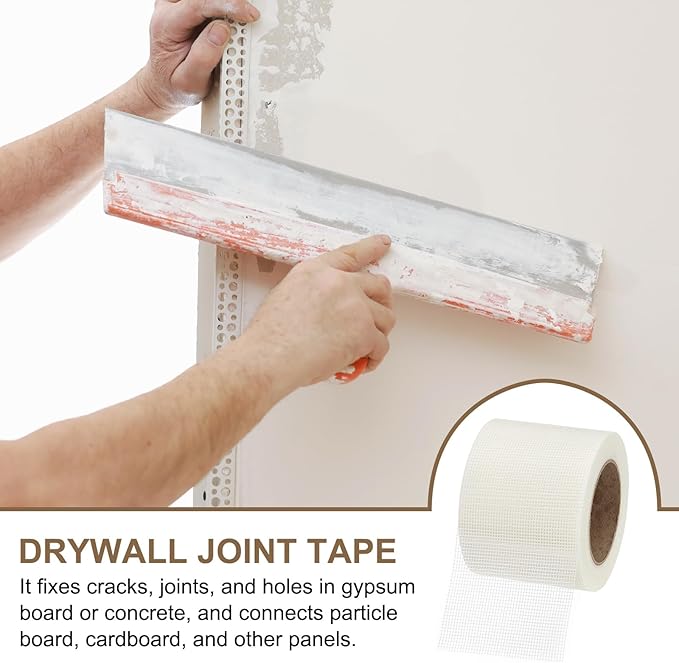 PATIKIL Drywall Repair Mesh Tape, 4 inch x 82 ft Fiberglass Repair Patch - Image 7
