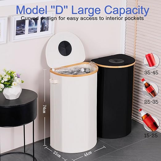 Efluky Recycling Bin 100L, 26 Gallon, Oxford Fabric, 17.32"L x 12.9"W x 11.46"H - Image 2