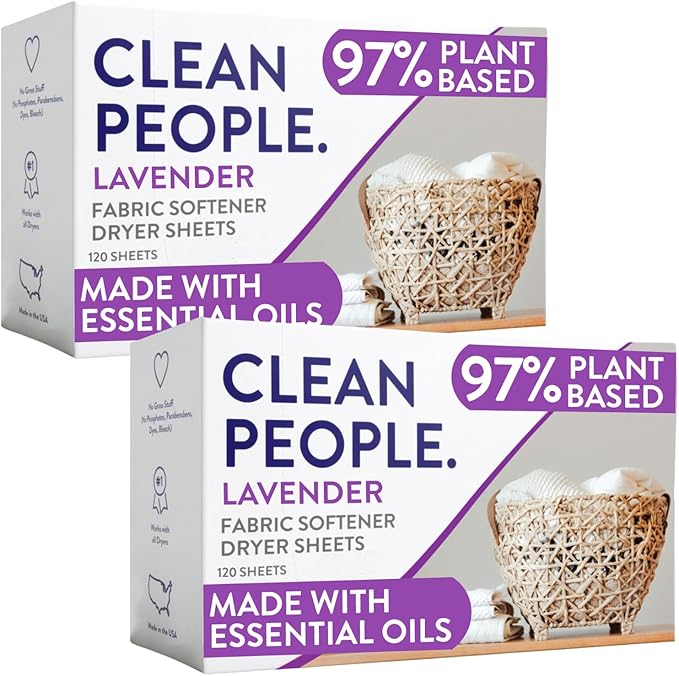 The Clean People Fabric Softener Sheets by CleanPeople