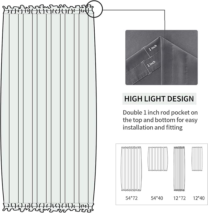 DWCN French Door Curtain - Image 3