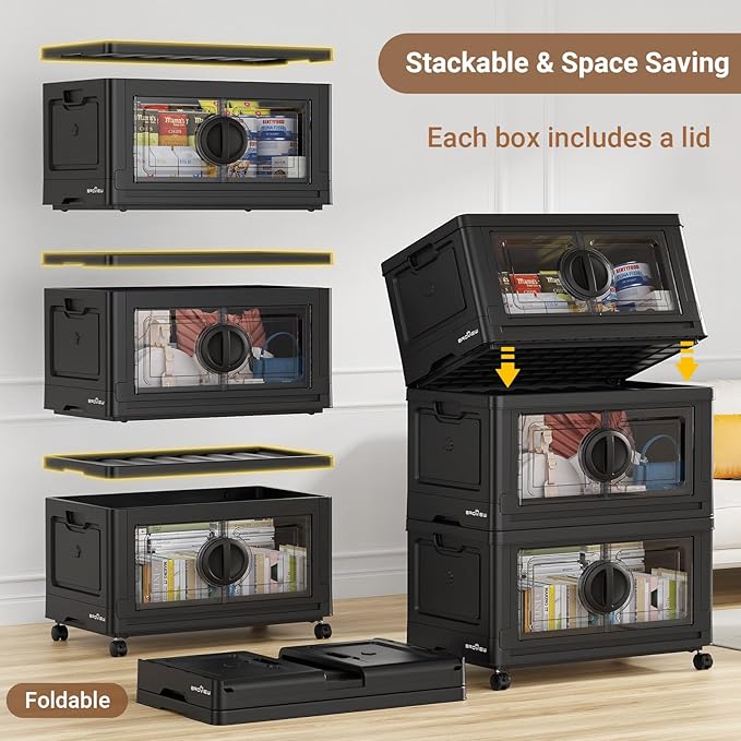 BROVIEW 360Qt Lockable Stackable Storage Bins - Image 9