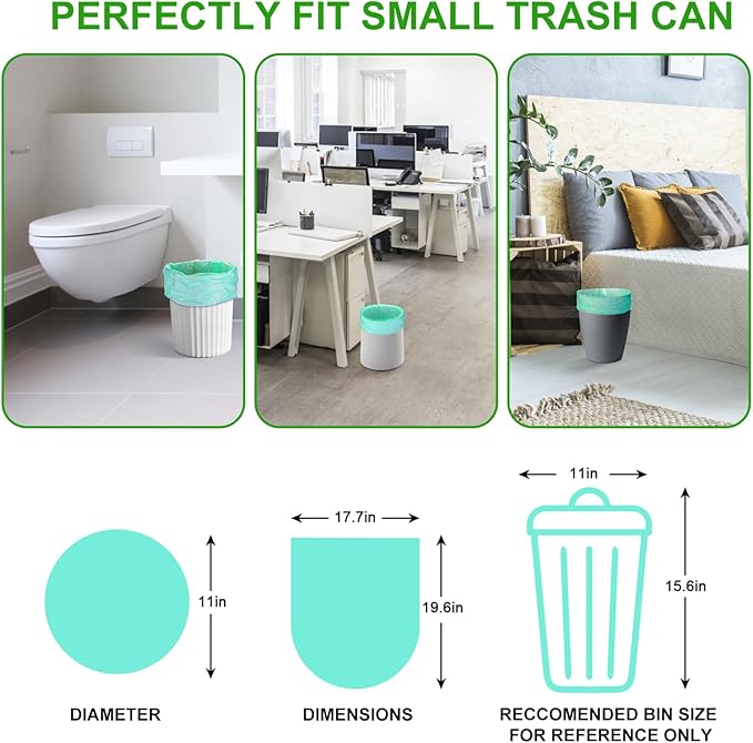 4 Gallon Biodegradable Trash Bags - Image 2