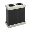Safco Trash Can Recycle Bin Combo, 28 Gallon Each, At Your Disposal Recycling by SafcoProducts