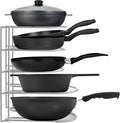 Heavy-Duty Pots and Pans Organizer | 5-Tier Cookware & Lid Storage Rack | by Extreme+Matters