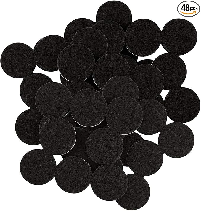 SOFTTOUCH 4799095N Heavy Duty 1 Inch Felt Furniture Pads to Protect Hardwood by SOFTTOUCH