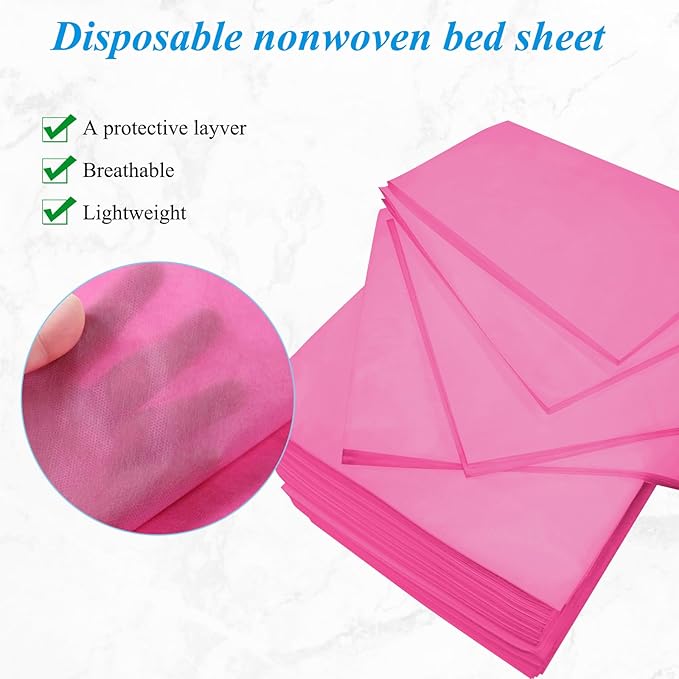 50Pcs Disposable Massage Table Sheets 31.5" x 71" Non-Woven Fabric Bed Covers - Image 6