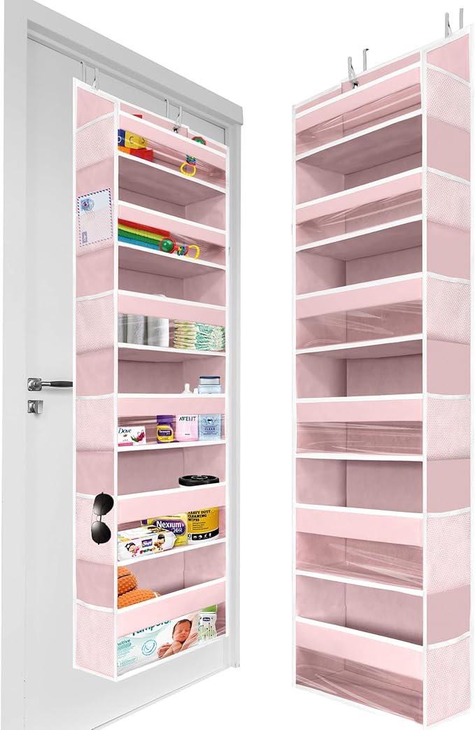 HOMELUX THEORY 1 PC Heavy Duty Over the Door Organizer 55x14x6.7, 6 Large Front by HomeluxTheory