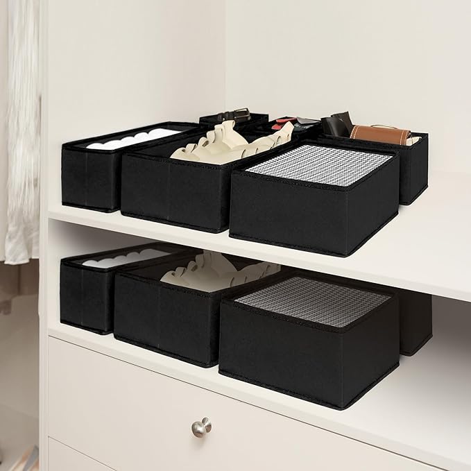 Cupic Cupid Drawer Organizer, Dresser Organizers, Foldabe Drawer Organizer - Image 6