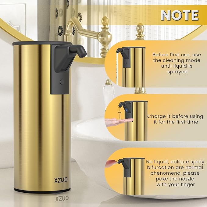 Automatic Soap Dispenser Touchless 11.8oz/350ml Four-Level Adjustable Dispenser - Image 3
