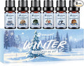 Essential Oils Set, Warm Woollen Blanket, Balsam Fir, Snow Walk, Sleigh Ride by Ethlauff