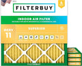 Filterbuy 25x25x1 Air Filter MERV 11 Allergen Defense Replacement, by Filterbuy