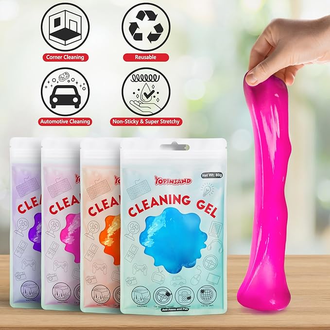Car Cleaning Gel, 4 Pack Car Cleaning Putty, Universal Auto Deatiling Tools - Image 6