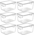 Clear Plastic Storage Bins by CONTROLKITCHEN