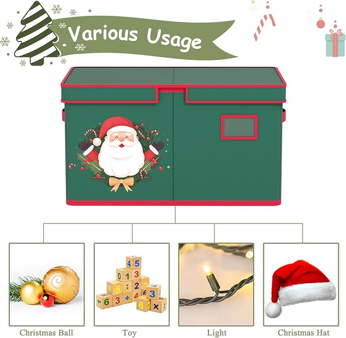 Christmas Ornament Storage Box Christmas Ornament Organizer Storage - Image 7
