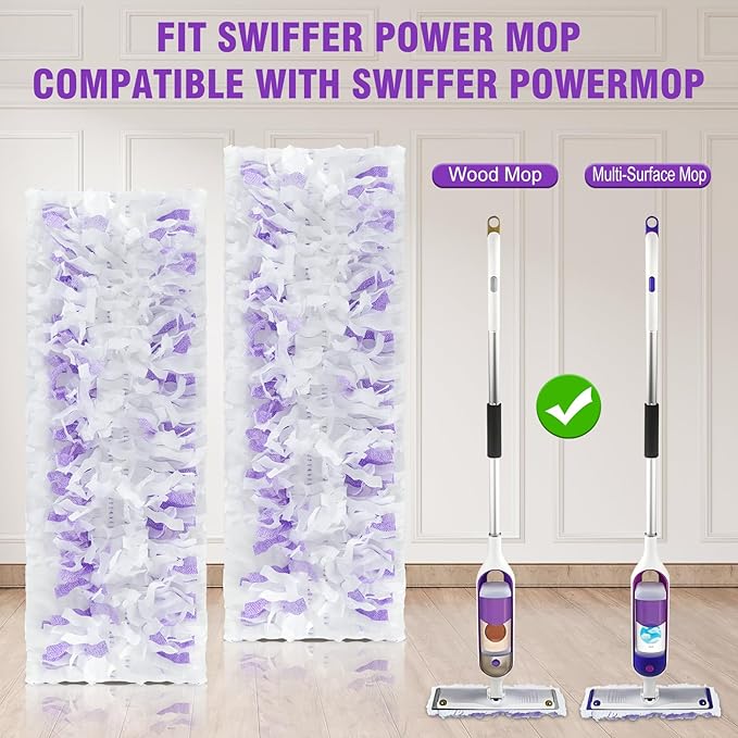 40 Pack Disposable Power Mop Refills Pads Compatible - Image 6
