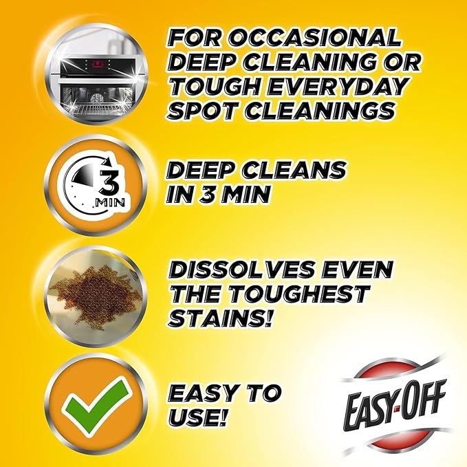 Easy Off Heavy Duty Oven Cleaner Spray, Removes Grease - Image 6