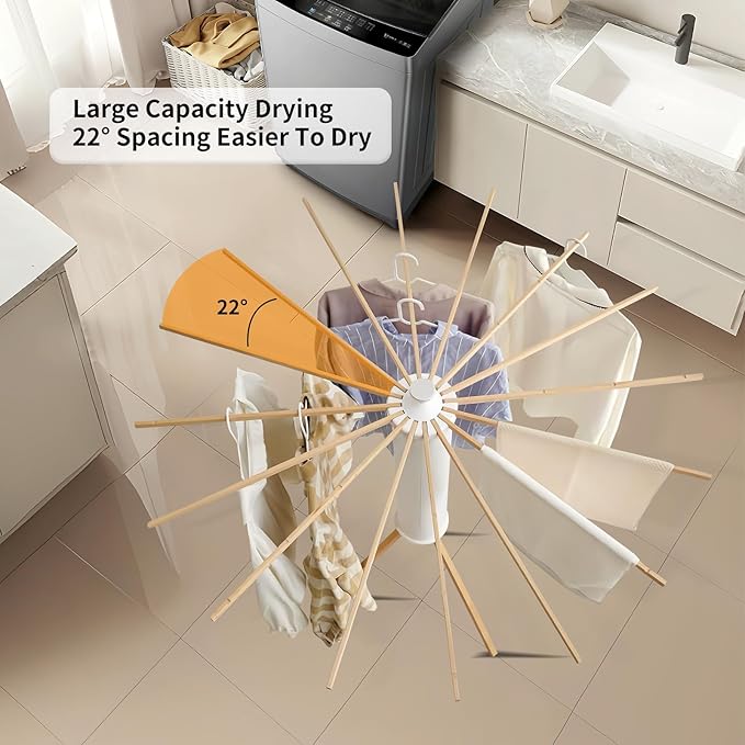 Clothes Drying Rack Tripod, Laundry Hanger Dryer Rack, Portable Drying Rack - Image 5