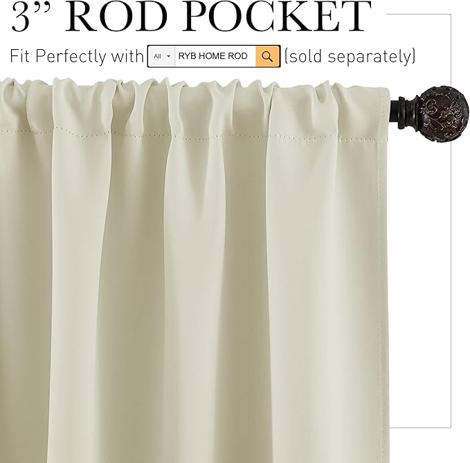 RYB HOME RV Curtains for Camper Windows - Image 2