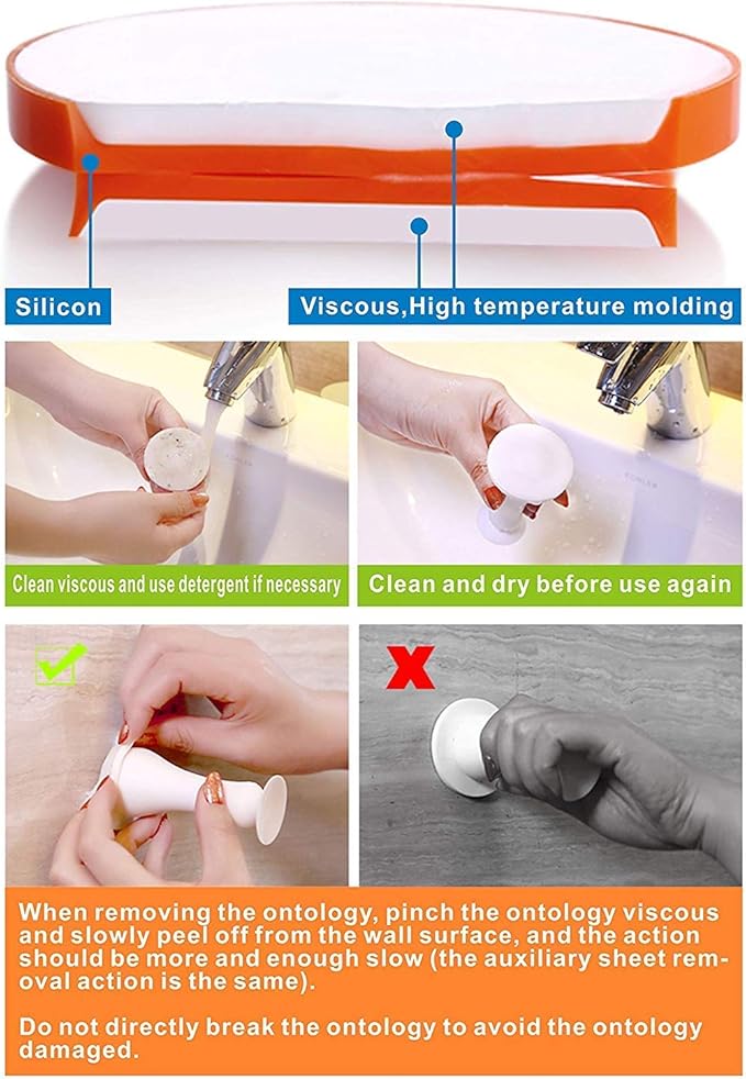Magnetic Door Stopper Self Adhesive, Silicone Door Stop Holder Wall Mount - Image 7