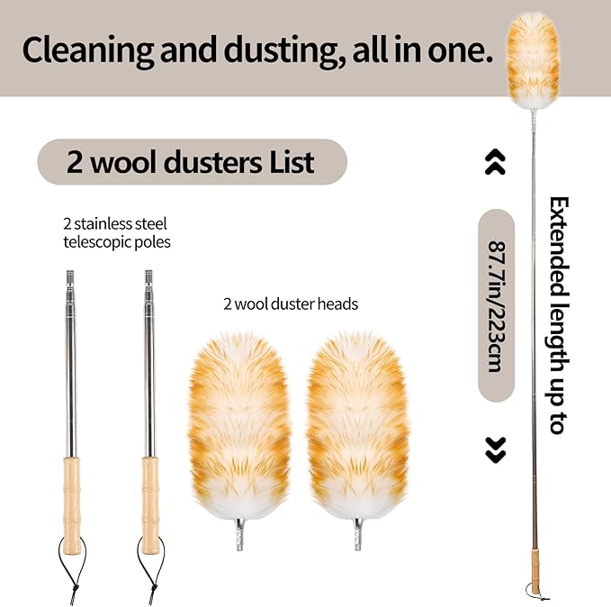 Lambswool Duster for Cleaning - Image 3