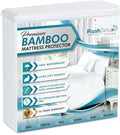 PlushDeluxe Premium Bamboo Mattress Protector – Full Size, Waterproof, & Ultra by PlushDeluxe