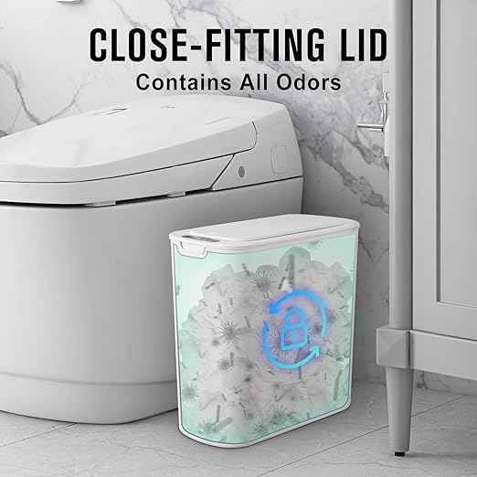 Cesun Automatic Motion Sensor Bathroom Trash Can - Image 4