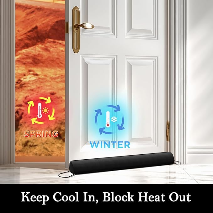 Sunolga 84" Door Draft Stopper Blocks Hot and Cold Air - Image 5