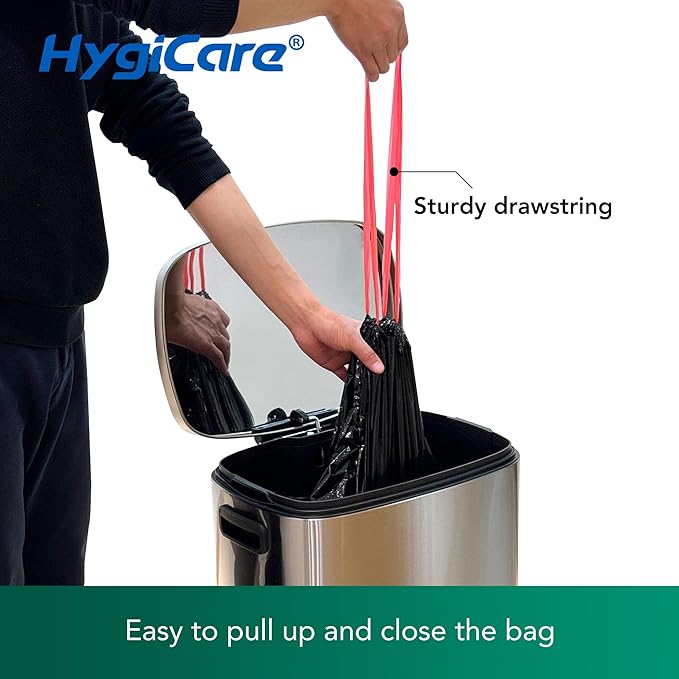 Ultra Strong 30 Gallon Trash Bags, Unscented 120 Count Drawstring Garbage Bags - Image 3