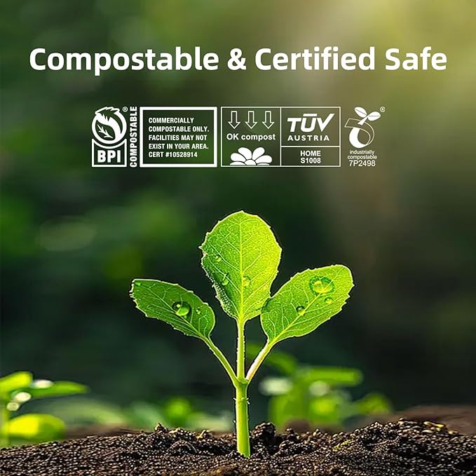Compostable Trash Bags, Small Compost Bags 3 Gallon, Extra Thick 0.8 Mils - Image 4