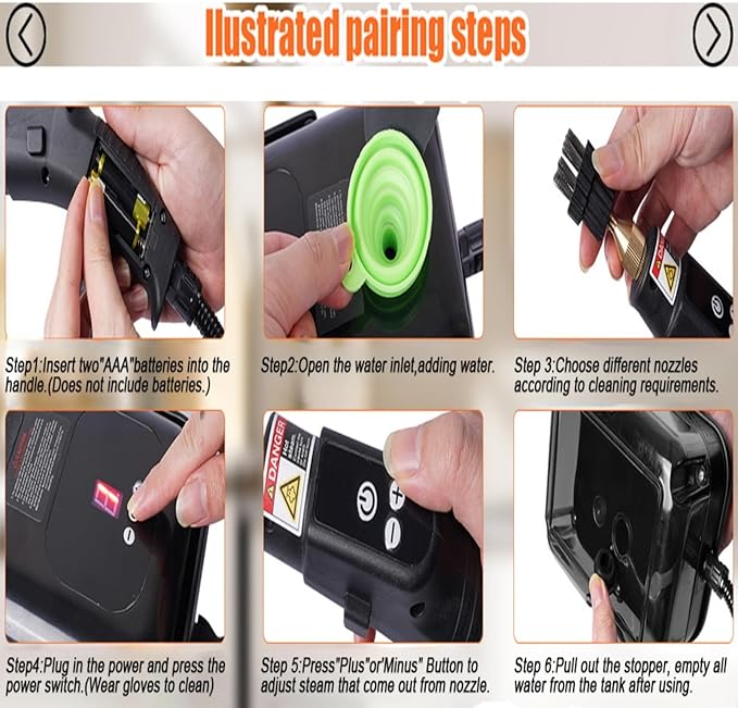 15 in 1 Handheld Steam Cleaner - Image 8