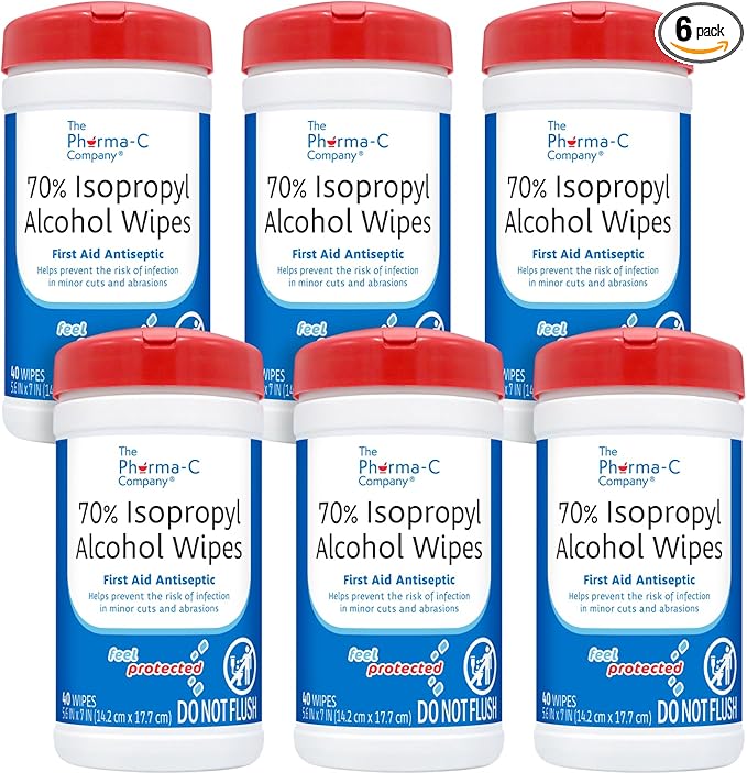 The Pharma-C Company -70% Isopropyl Alcohol Wipes by ThePharma-CCompany