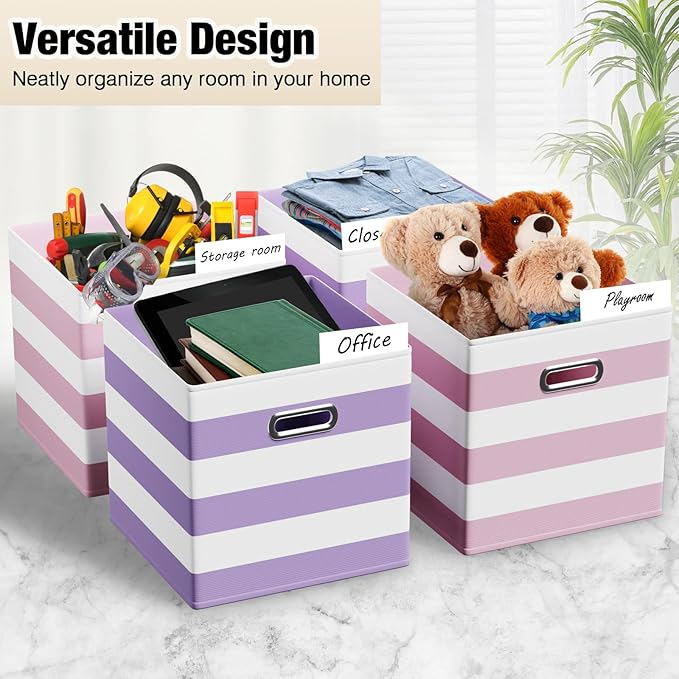 6 Pcs Fabric Storage Cubes - Image 4