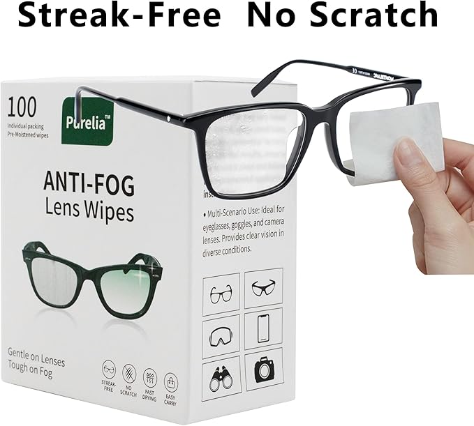 Anti-Fog Lens Wipes, Quick-Clean Lens Cloths - Image 4