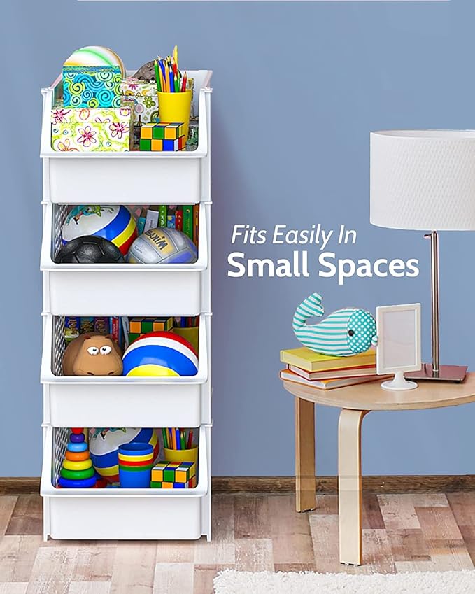 TidyFriend Plastic Stackable Bins - Image 4