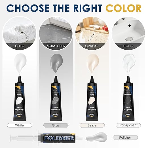 Quartz Countertop Repair Kit, Granite & Marble Repair Kit - Image 3