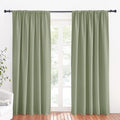 RYB HOME 84 inches Green Curtains by RYBHOME