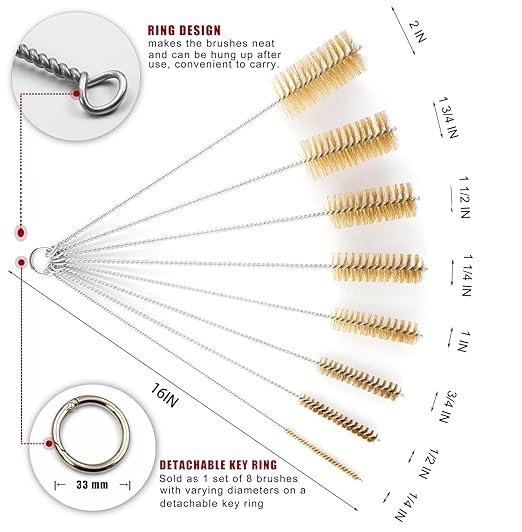 16 Inch Extra Long Pipe Cleaning Brush Set - Image 2