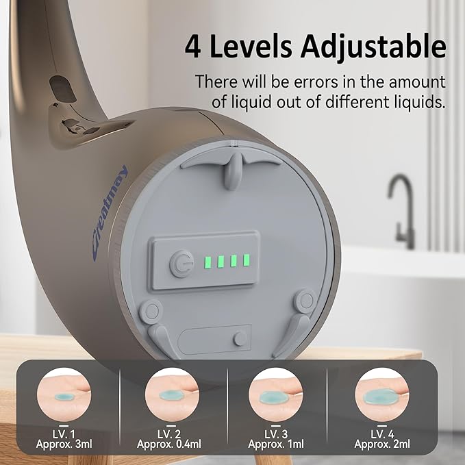 Adjustable Automatic Soap Dispenser Touchless, 4 Adjustable Levels Touchless - Image 6