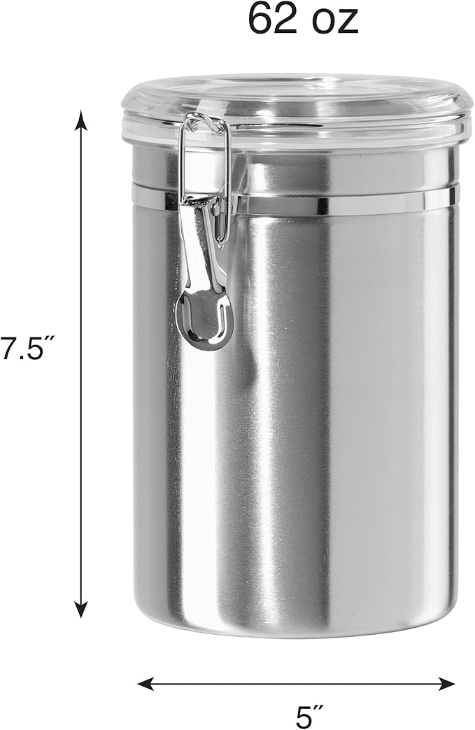 Oggi Stainless Steel Kitchen Canister 62 fl oz - Image 5