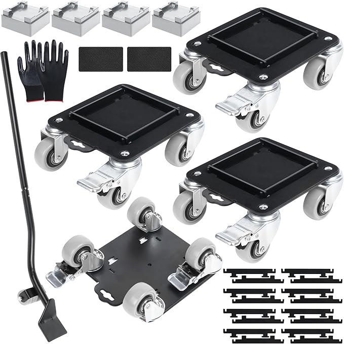 Furniture Movers with 4 Wheels, Heavy Duty Furniture Lift Mover Tool Set with by HometownCreek
